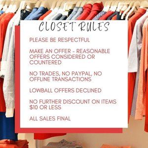 Closet Rules!